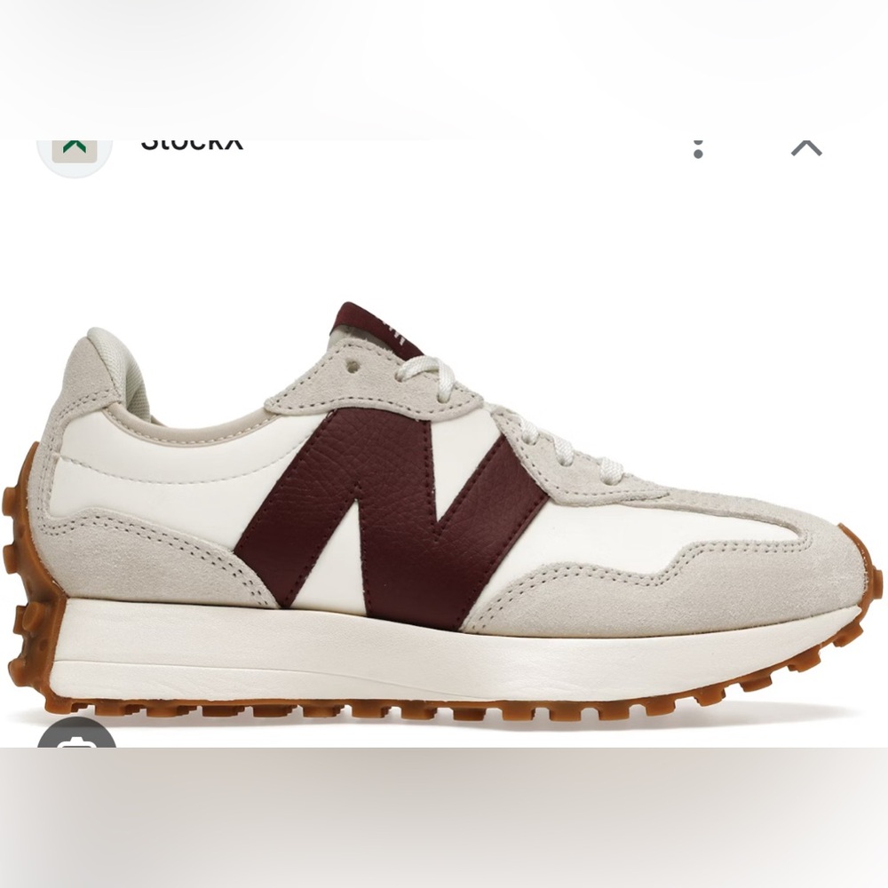 New Balance 327 Moonbeam Burgendy